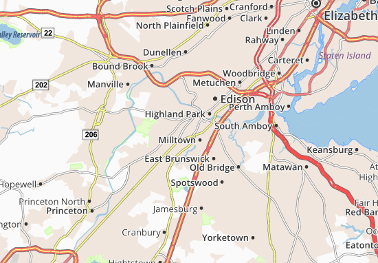 North Brunswick Township Map
