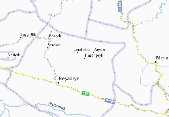 Karte Stadtplan Hasanşeyh