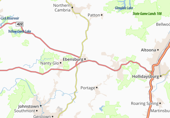 Ebensburg Map