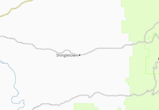 Kaart Plattegrond Shingletown