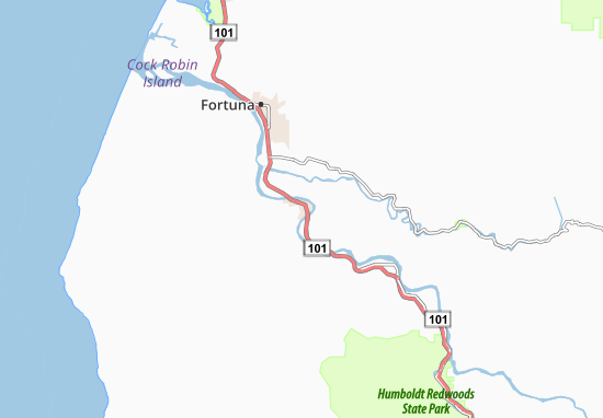 Rio Dell Map