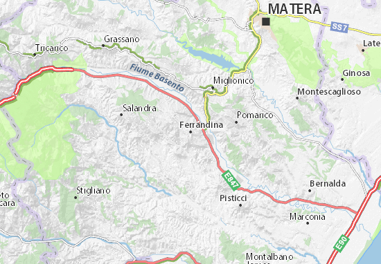 Ferrandina Map