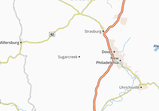 Sugarcreek Map