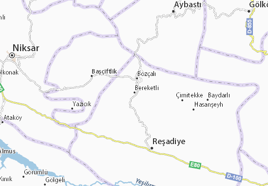 Bereketli Map