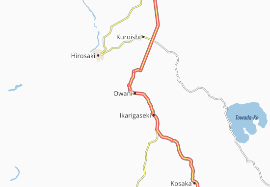 Karte Stadtplan Owani
