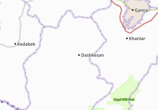 Karte Stadtplan Dashkesan