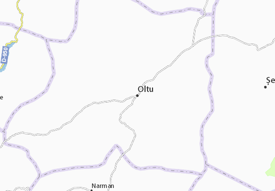 Karte Stadtplan Oltu