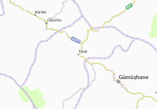 Karte Stadtplan Torul