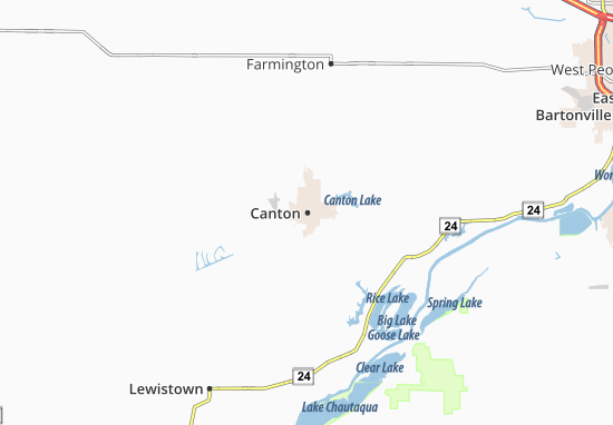Kaart Plattegrond Canton