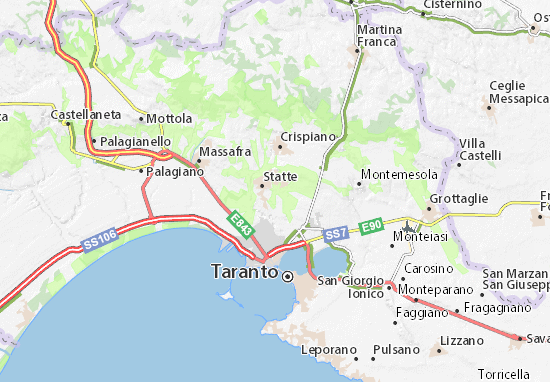 Karte Stadtplan Masseria Capocanale
