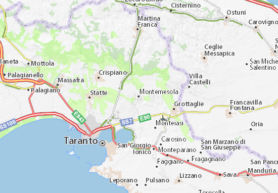 Montemesola Map