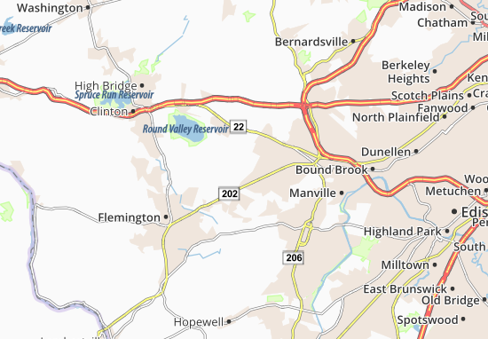 Readington Map