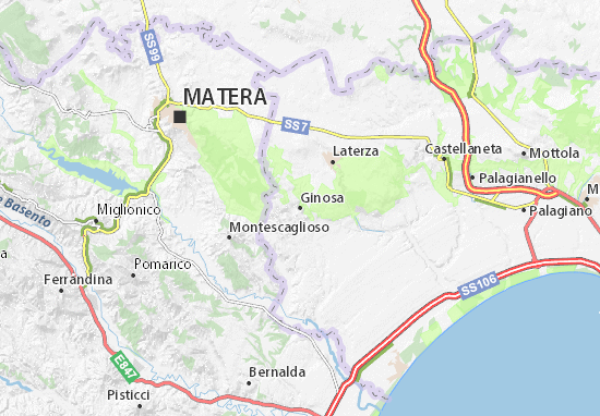Ginosa Map