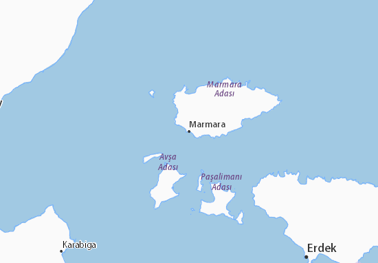 Kaart Plattegrond Marmara