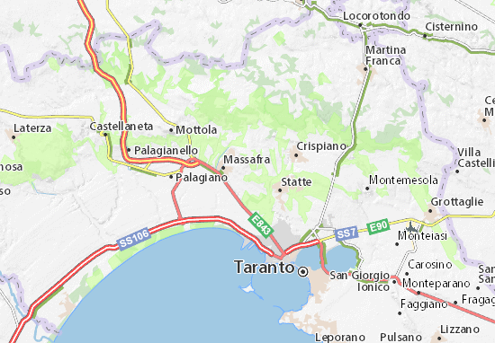 Karte Stadtplan Masseria Canonico