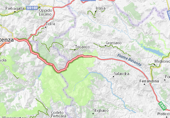 Calciano Map