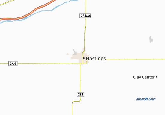 Kaart Plattegrond Hastings