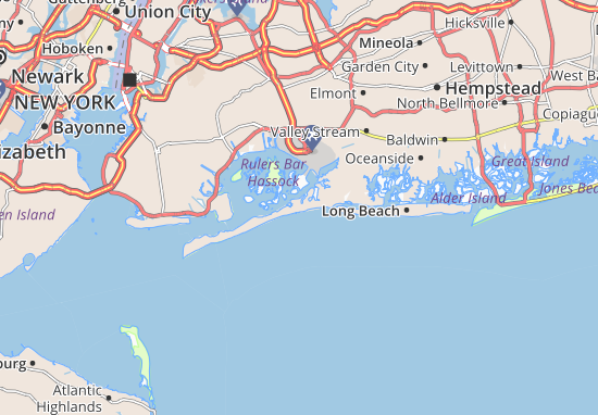 Arverne Map Detailed Maps For The City Of Arverne Viamichelin