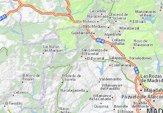Mapas-Planos San Lorenzo de El Escorial