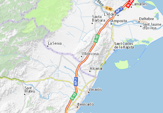Ulldecona Map