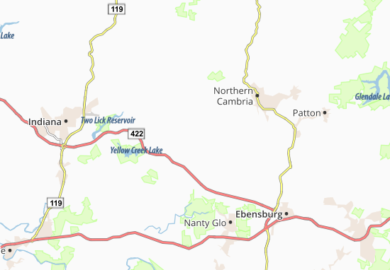 Mapa Pineton