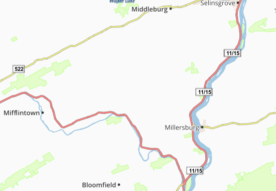 Kaart Plattegrond Dimmsville