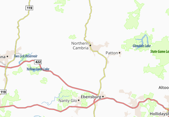 Kaart Plattegrond Nicktown