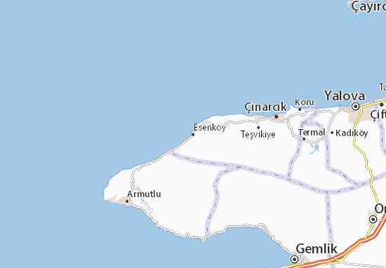 Mapa Esenköy