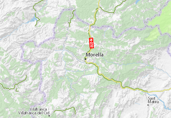 Karte Stadtplan Morella