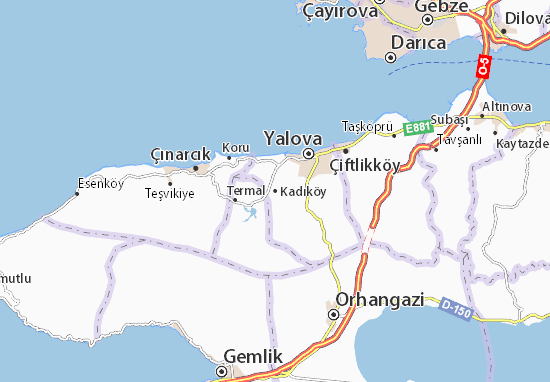 Karte Stadtplan Kadıköy
