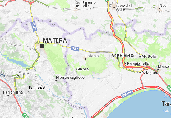 Mappa Laterza - Cartina Laterza ViaMichelin