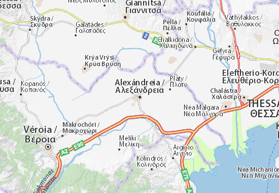 Karte Stadtplan Alexándreia