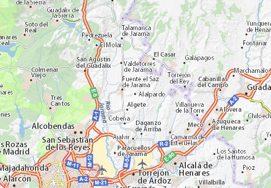 Mapa Alalpardo