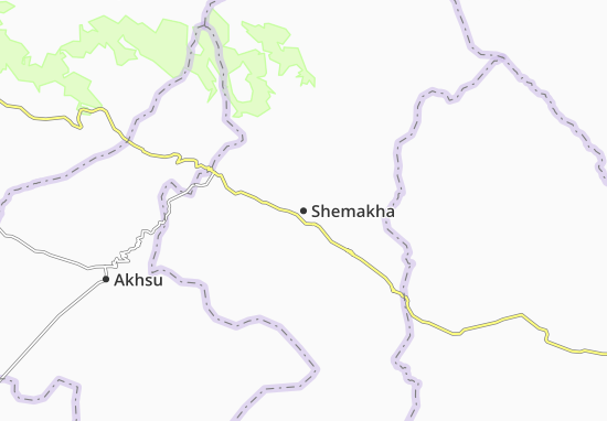 Karte Stadtplan Shemakha