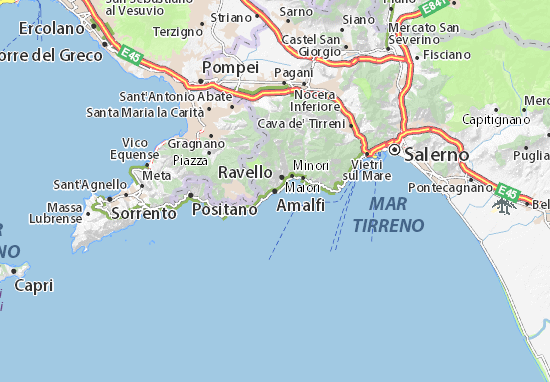 Mappe-Piantine Amalfi