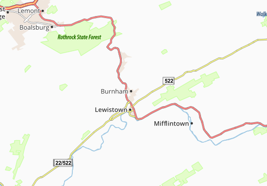 Carte-Plan Burnham