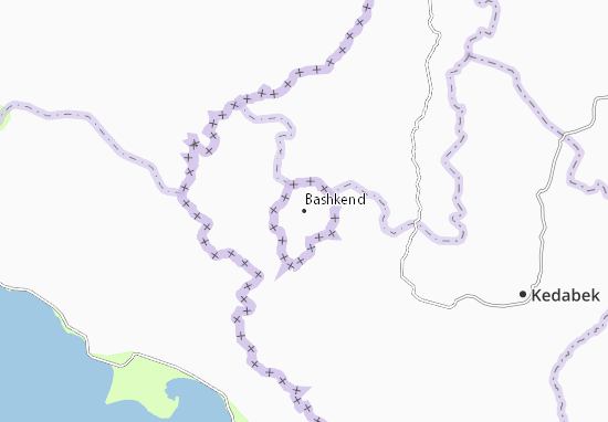 Karte Stadtplan Bashkend