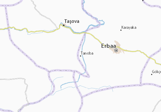 Karte Stadtplan Tanoba