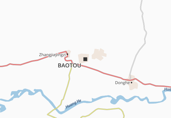 Karte Stadtplan Baotou