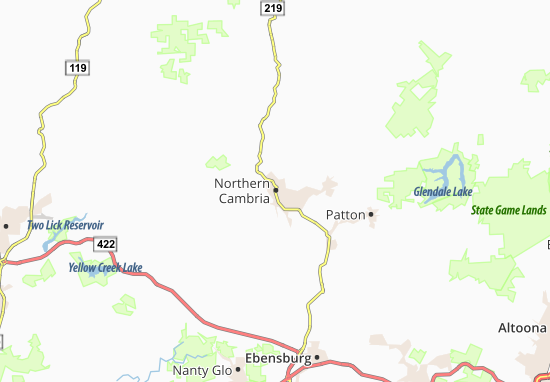 Northern Cambria Map