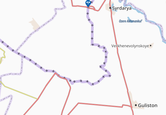 Myrzakent Map