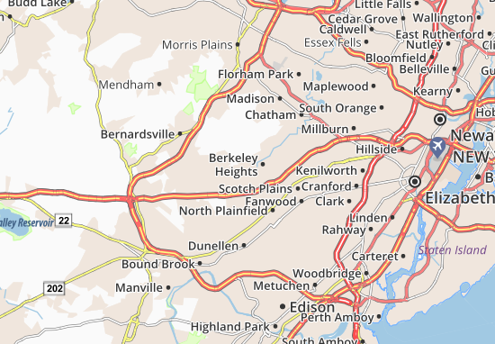Karte Stadtplan Gillette