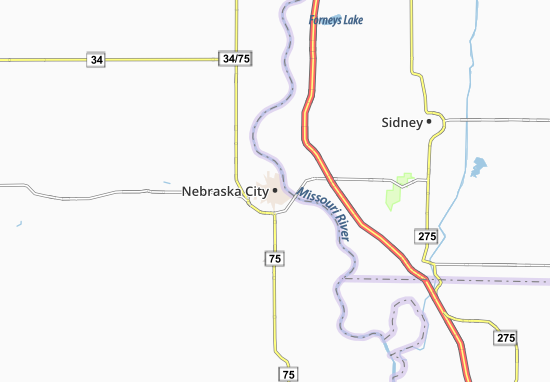 Carte-Plan Nebraska City