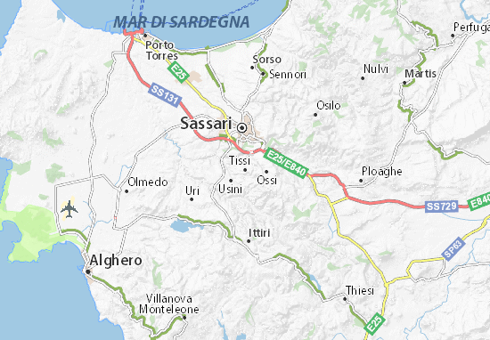 Mapa Tissi