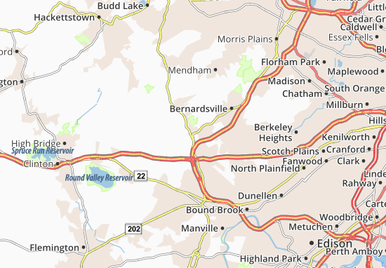 Mapa Bedminster