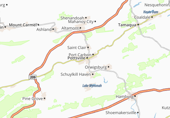 Pottsville Map
