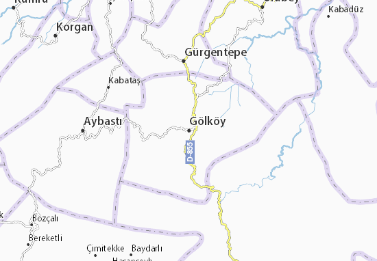 Kaart Plattegrond Gölköy