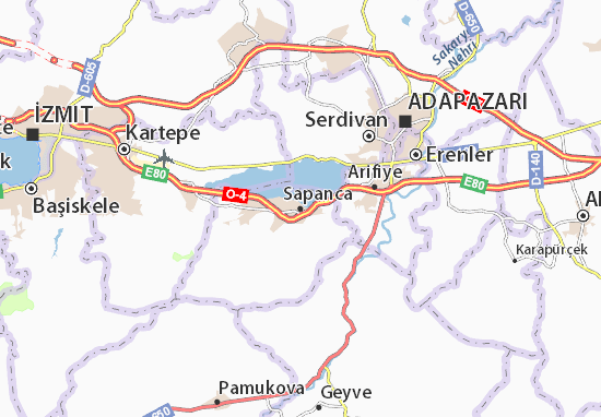 Sapanca Map