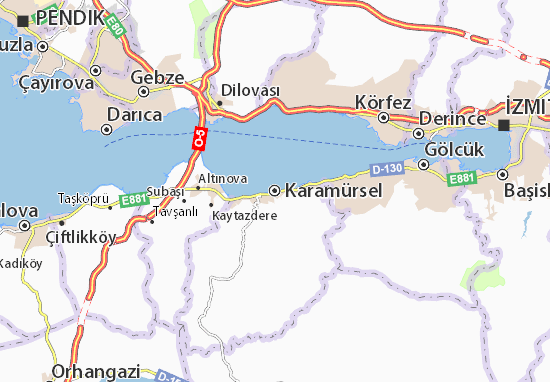 Karamürsel Map