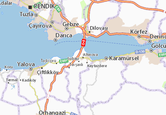 Karte Stadtplan Altınova